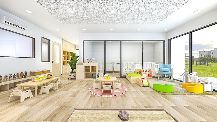 Early Childhood Classroom Floor Plan Interior Design Kindergarten ...