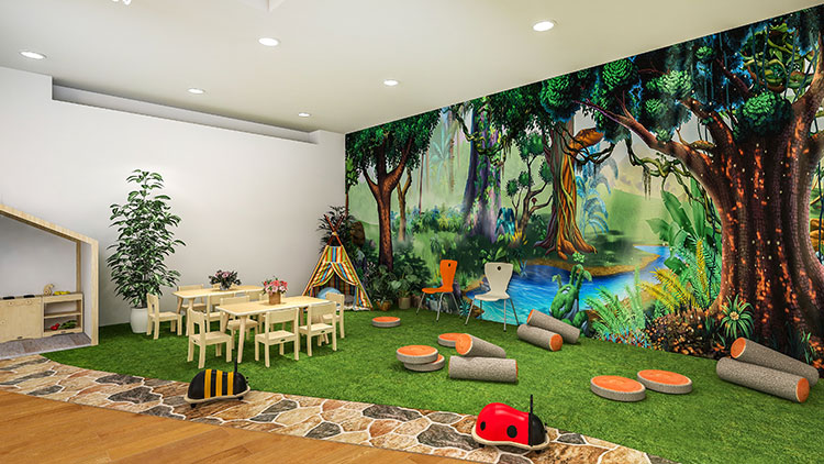 Cowboy Design Indoor Kids Center Preschool Activity Room Equipment ...