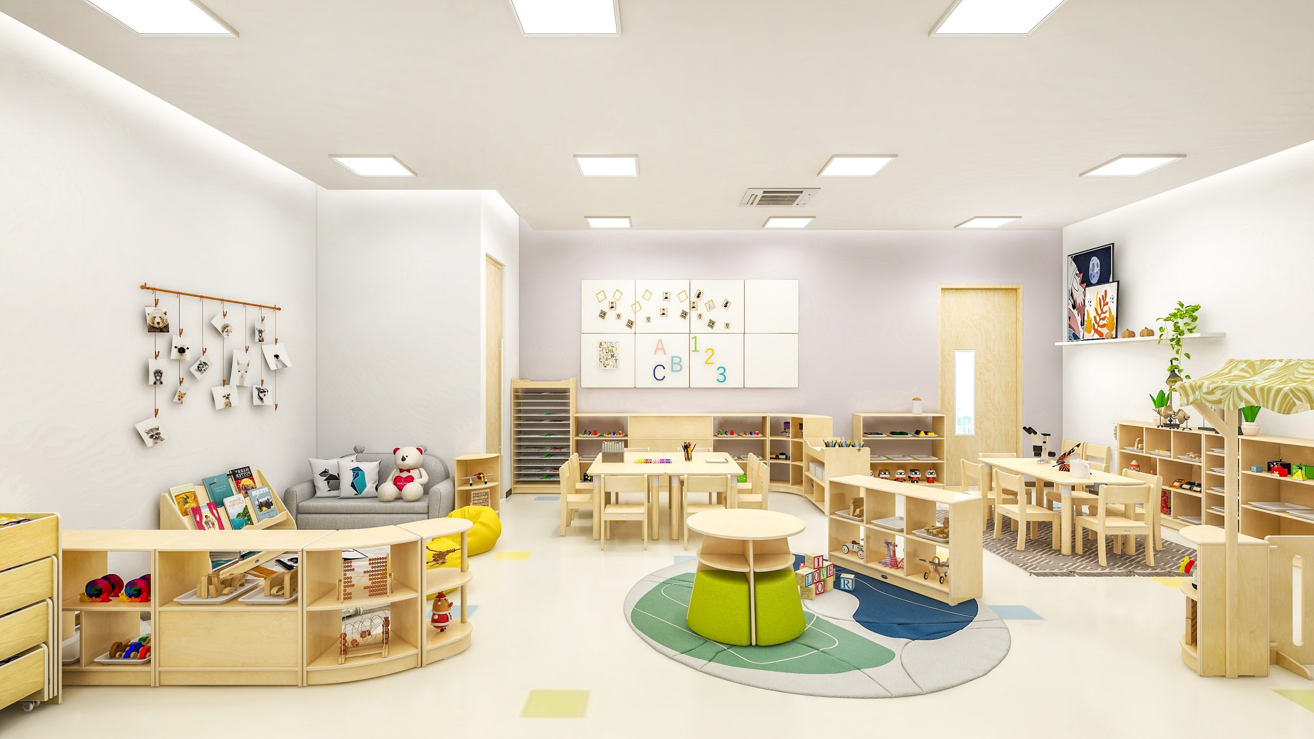 Kindergarten Classroom Design Daycare Supplies Preschool Nursery Furniture  - Cowboy