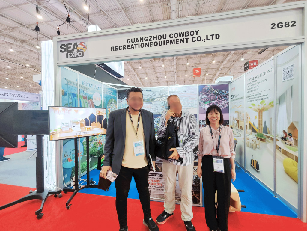 Cowboy appeared at the 2023 Saudi Entertainment and Amusement (SEA) Exhibition and gathered with customers from the Middle East 2