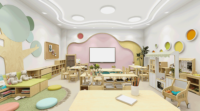 Preschool Classroom Design Kindergarten Furniture Set Cowboy