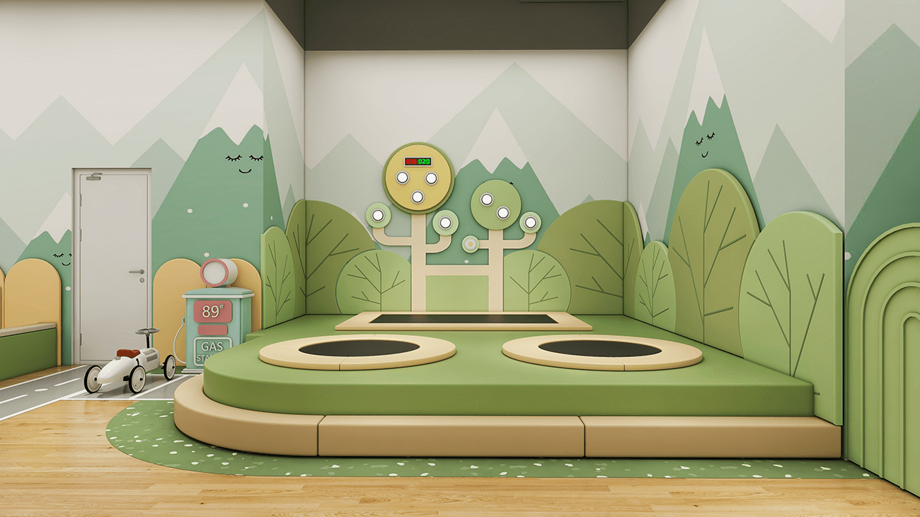 Indoor Playground Design Kids Play Cafe,USA