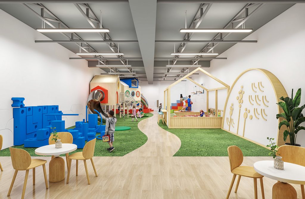 Kids Play Cafe Design Indoor Playground Equipment Supplier - Cowboy
