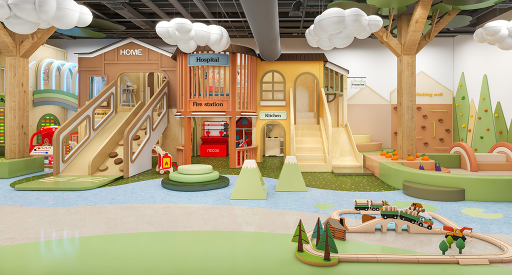 buid up a play cafe