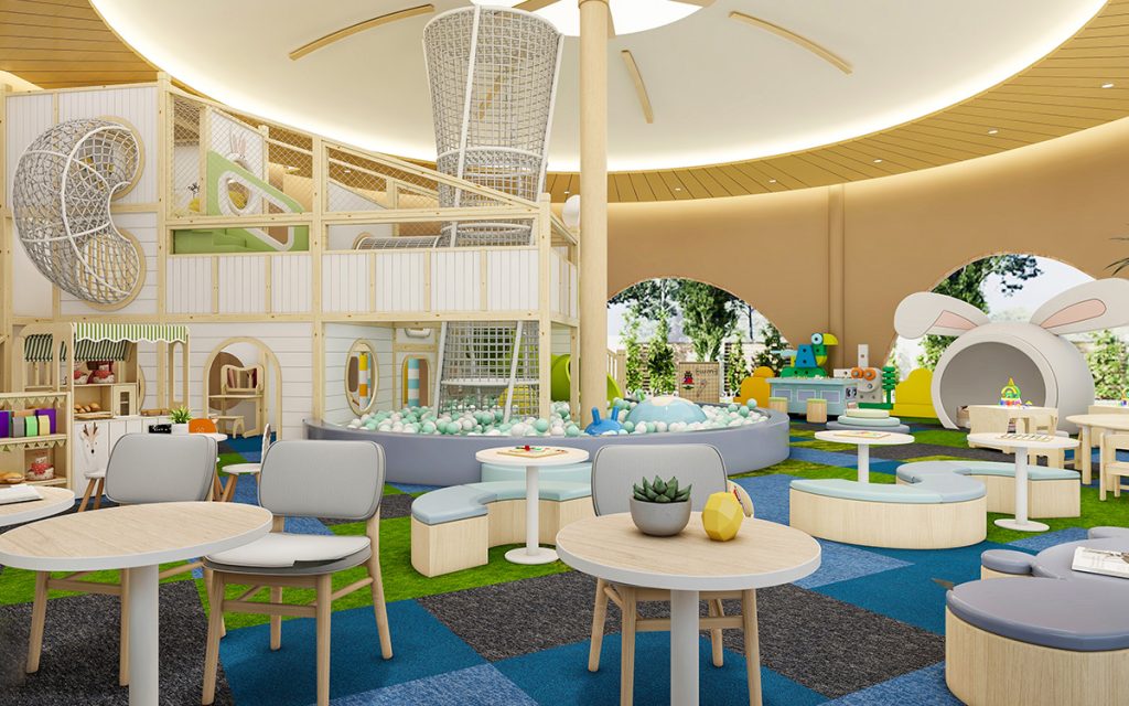 Custom theme play cafe