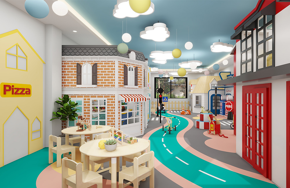 Design a Mini-Town Role Play Village for Your Café – 83㎡ Turnkey Solution - Image 6