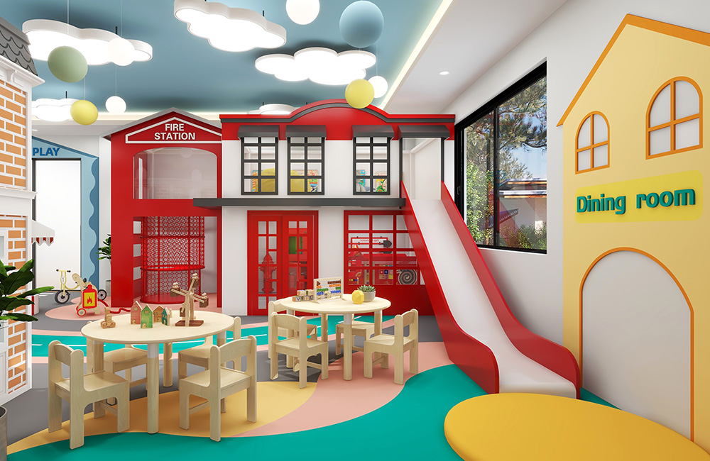 Design a Mini-Town Role Play Village for Your Café – 83㎡ Turnkey Solution - Image 7