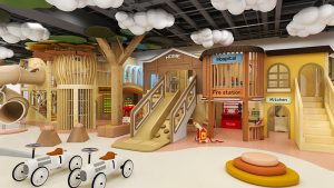 Natural Theme Kids Play Café Design: Forest Town × Role-Play Village