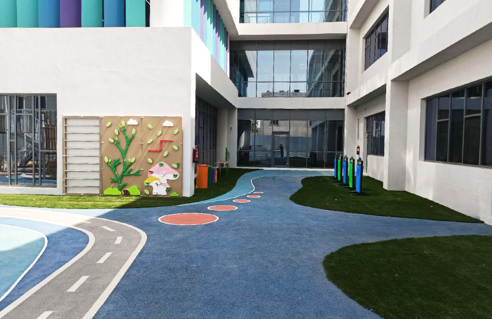 outdoor preschool playground layout