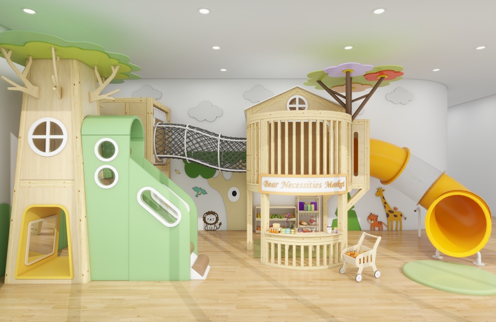 0 主图 Nature-Inspired Indoor Playground Design for Childcare, Nursery Schools & Kids Cafes (1) Indoor Playground Design