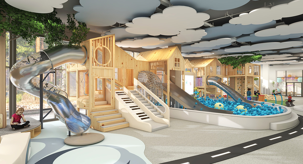 Indoor Playground Equipment for Play Cafés