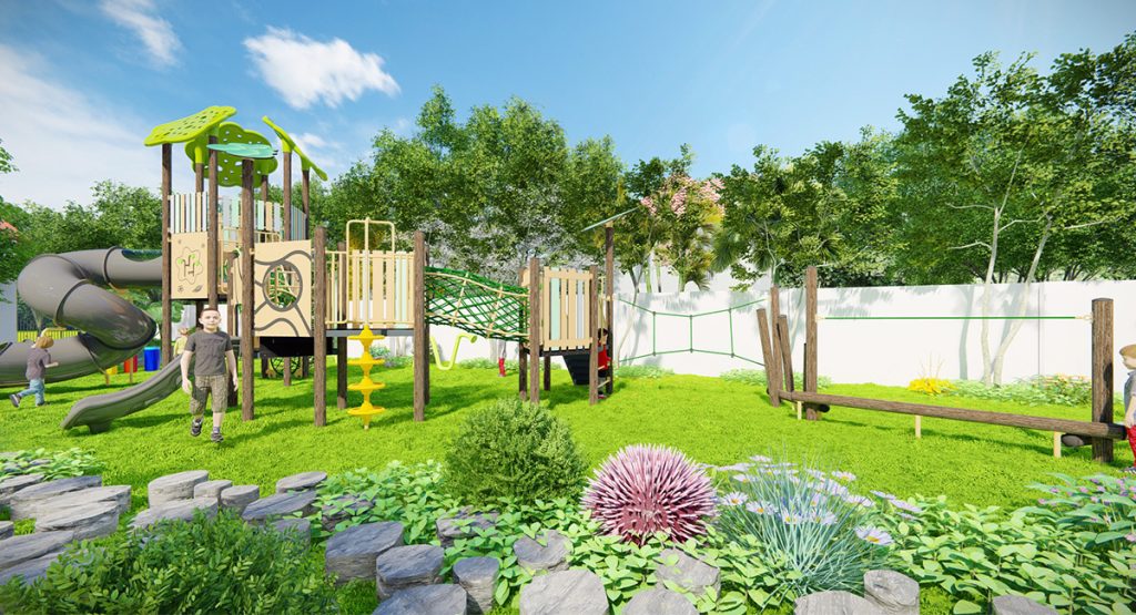Montessori School Outdoor Playground