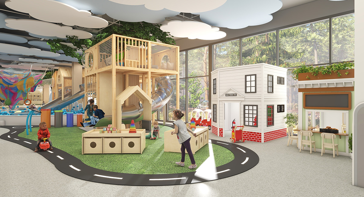 Indoor Playground Equipment for Play Cafés