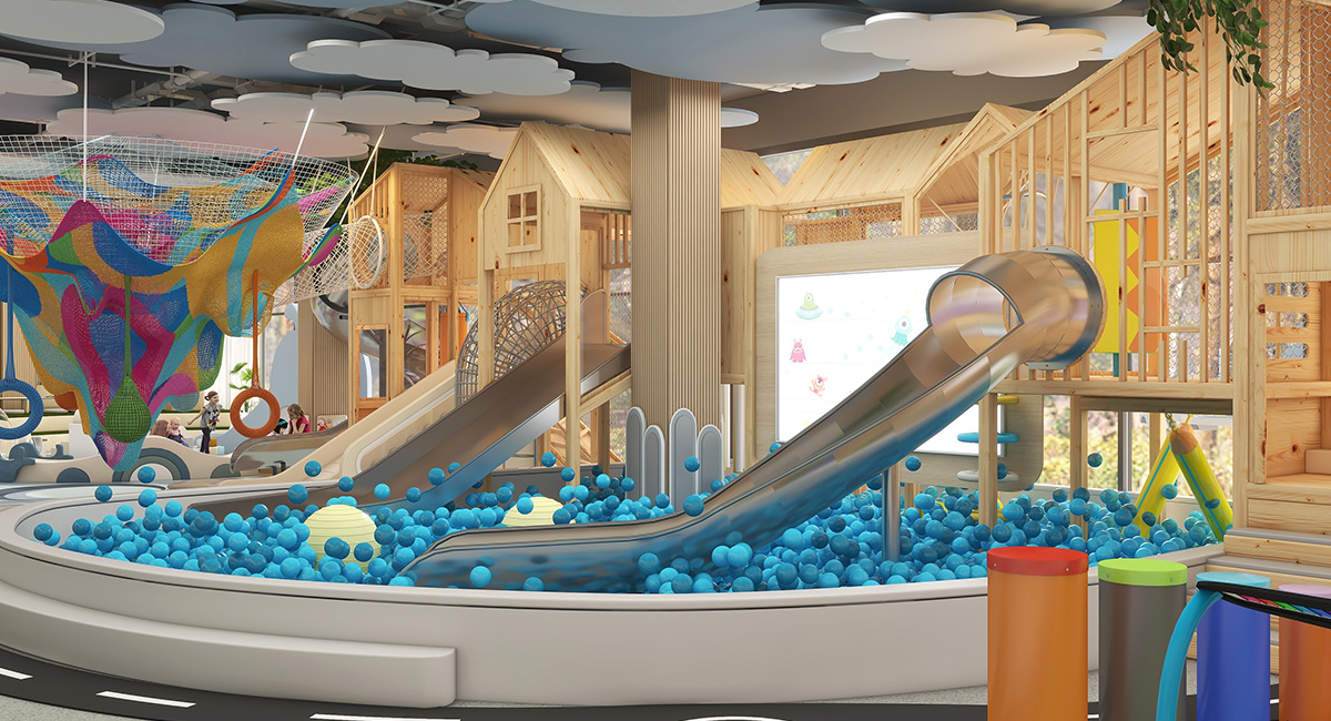 Indoor Playground Equipment for Play Cafés