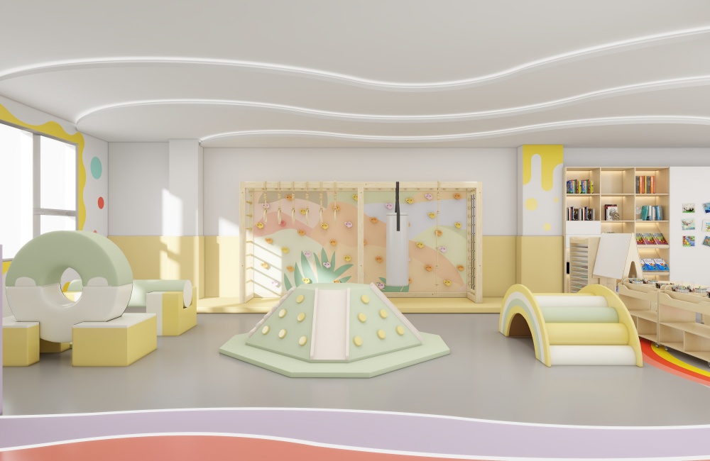 International School Multipurpose Room Design — Premium Indoor ...