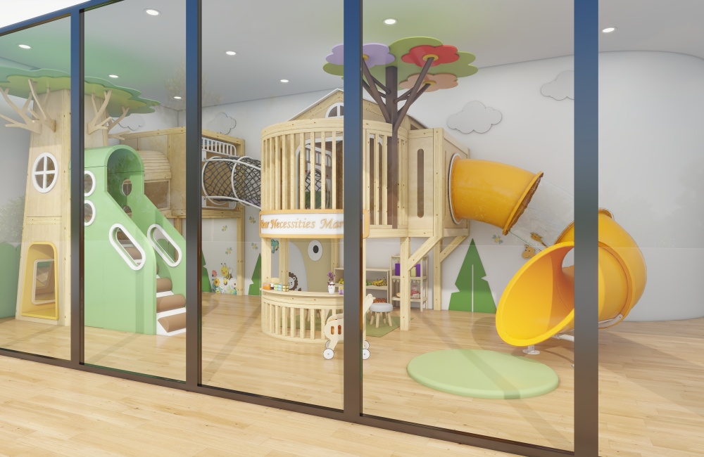 Nature-Inspired Indoor Playground Design for Childcare, Nursery Schools & Kids Cafes (3)